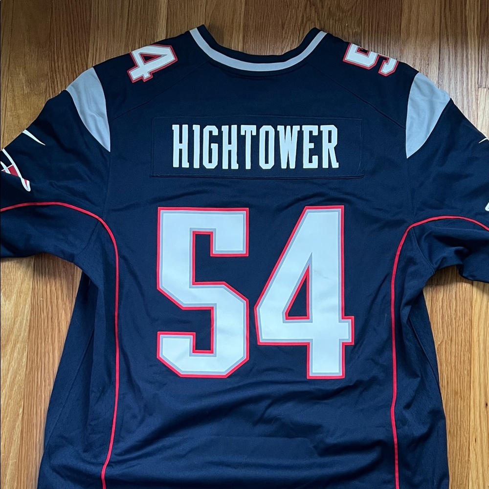 Nike Navy Blue Patriots Jersey with Red and White Accents